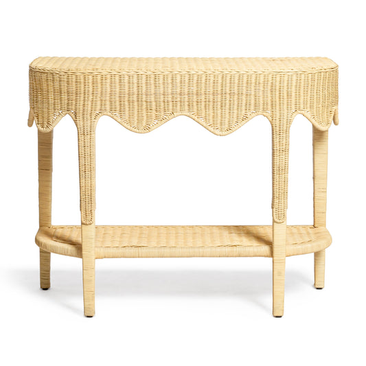 Sally 41" Natural Rattan Console Table - Default Variant