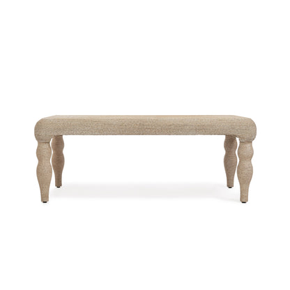 Vicky 49" Natural Woven Seagrass Rectangular Coffee Table - Default Variant