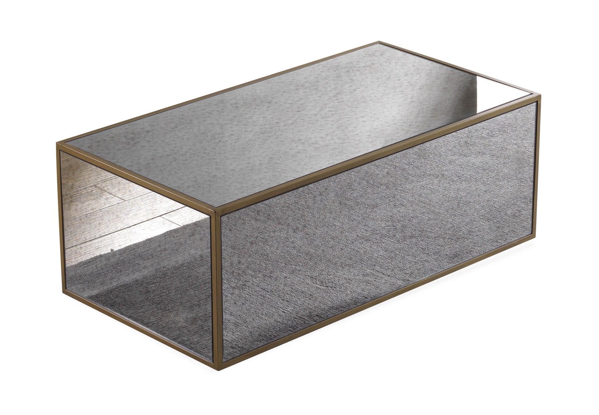Lana Mirrored Coffee Table by Inspire Me! Home Decor (43"-48")