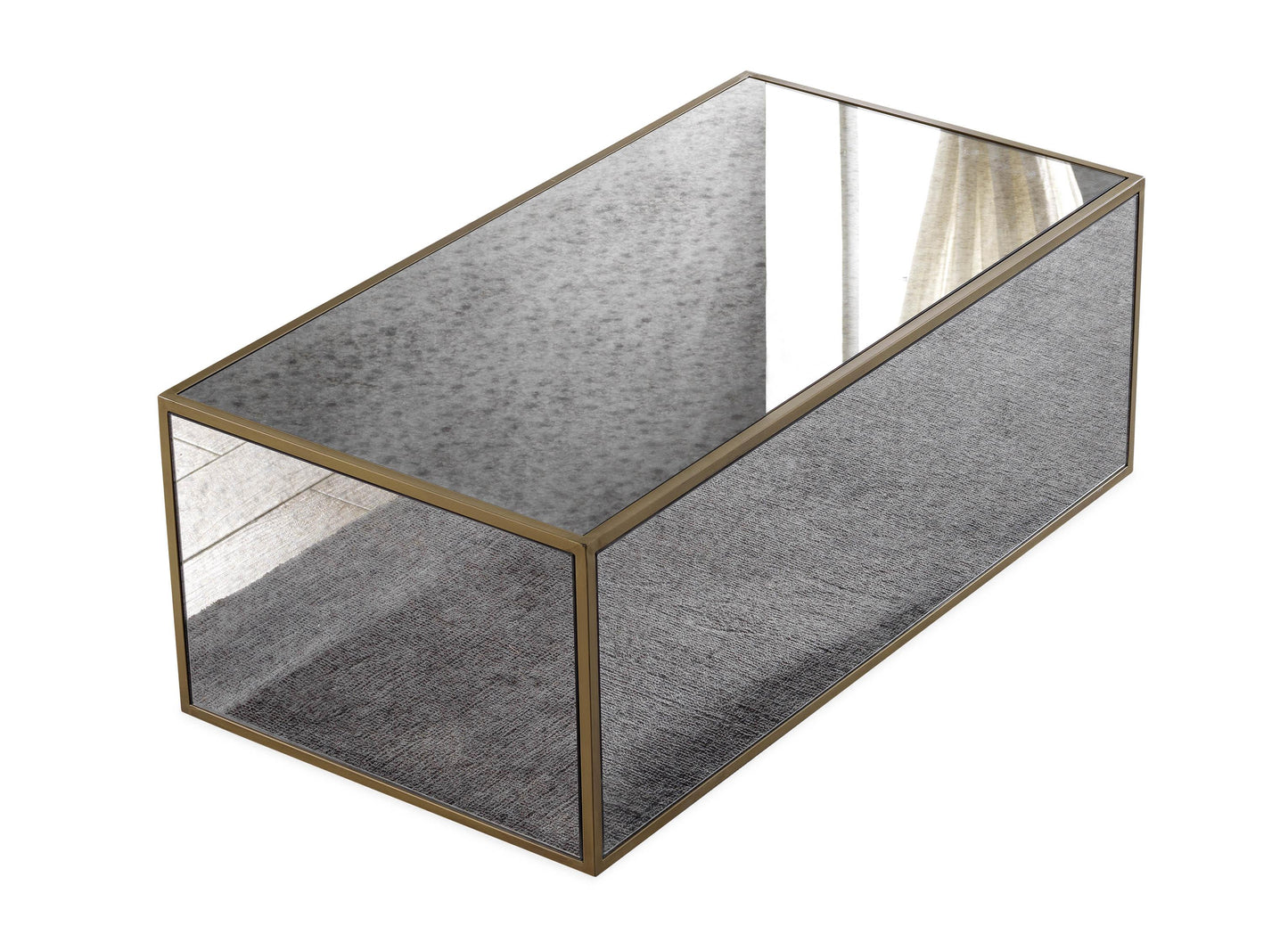 Lana Mirrored Coffee Table by Inspire Me! Home Decor (43"-48")