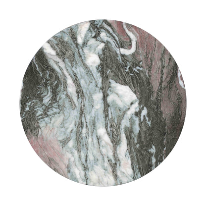 Rue Faux Marble Indoor / Outdoor Round Side Table