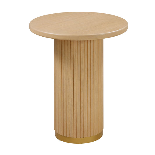 Chelsea Oak Wood Entry Table - Natural