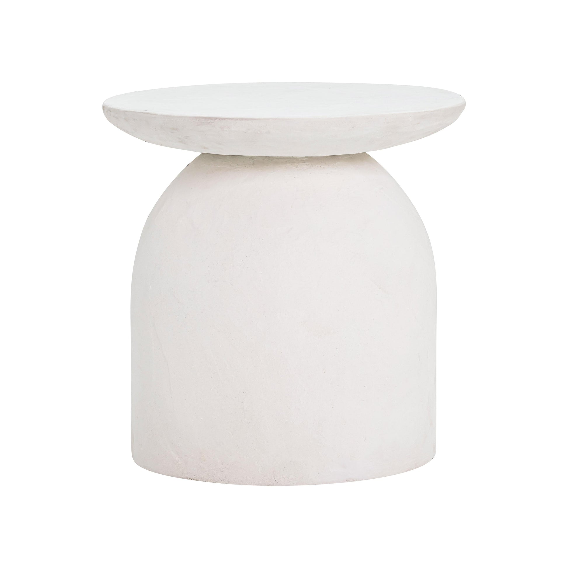 Aloe White Indoor/Outdoor Concrete Side Table - Default Variant
