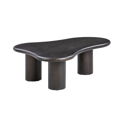 Gotham 48" Wood Coffee Table - Dark Umber