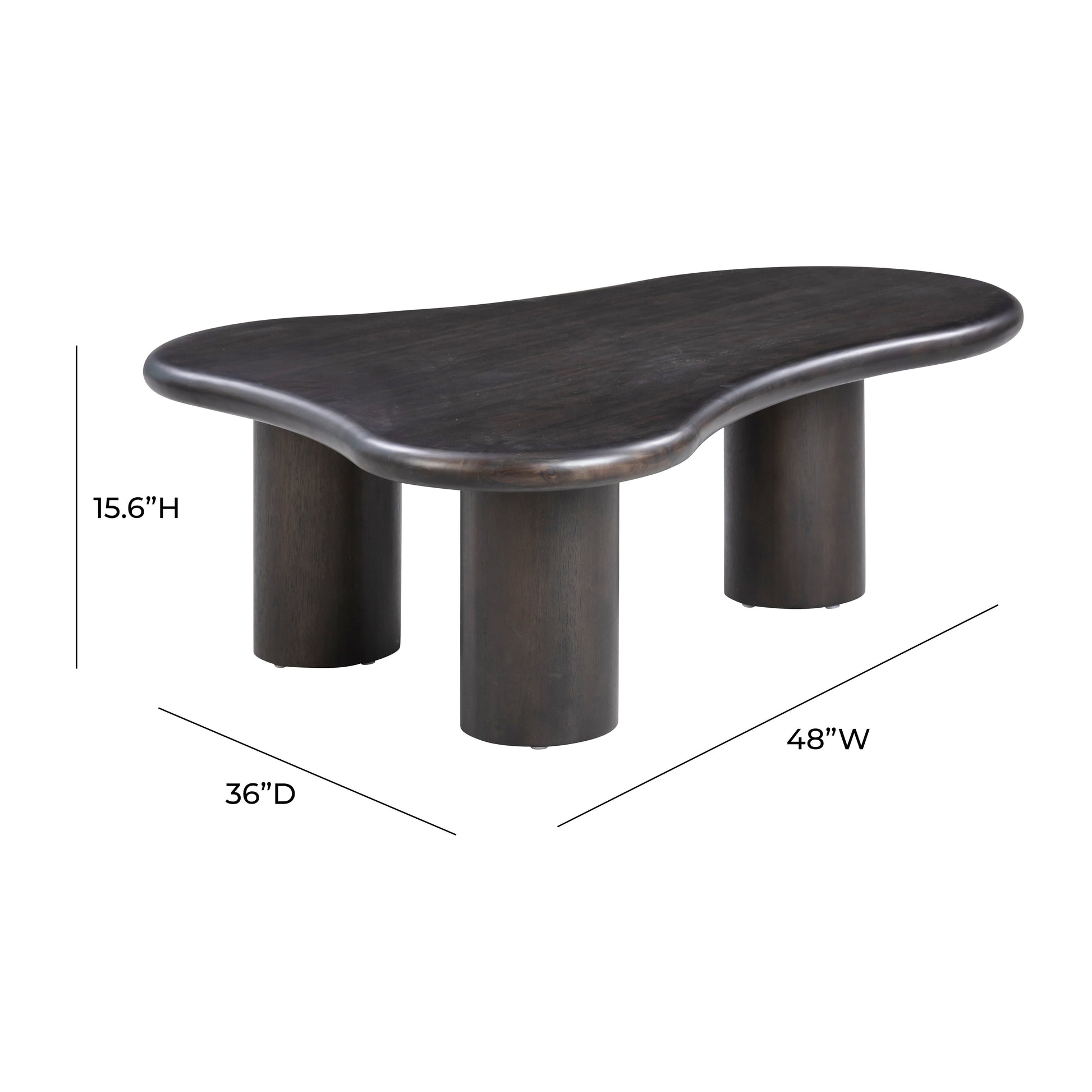 Gotham 48" Wood Coffee Table