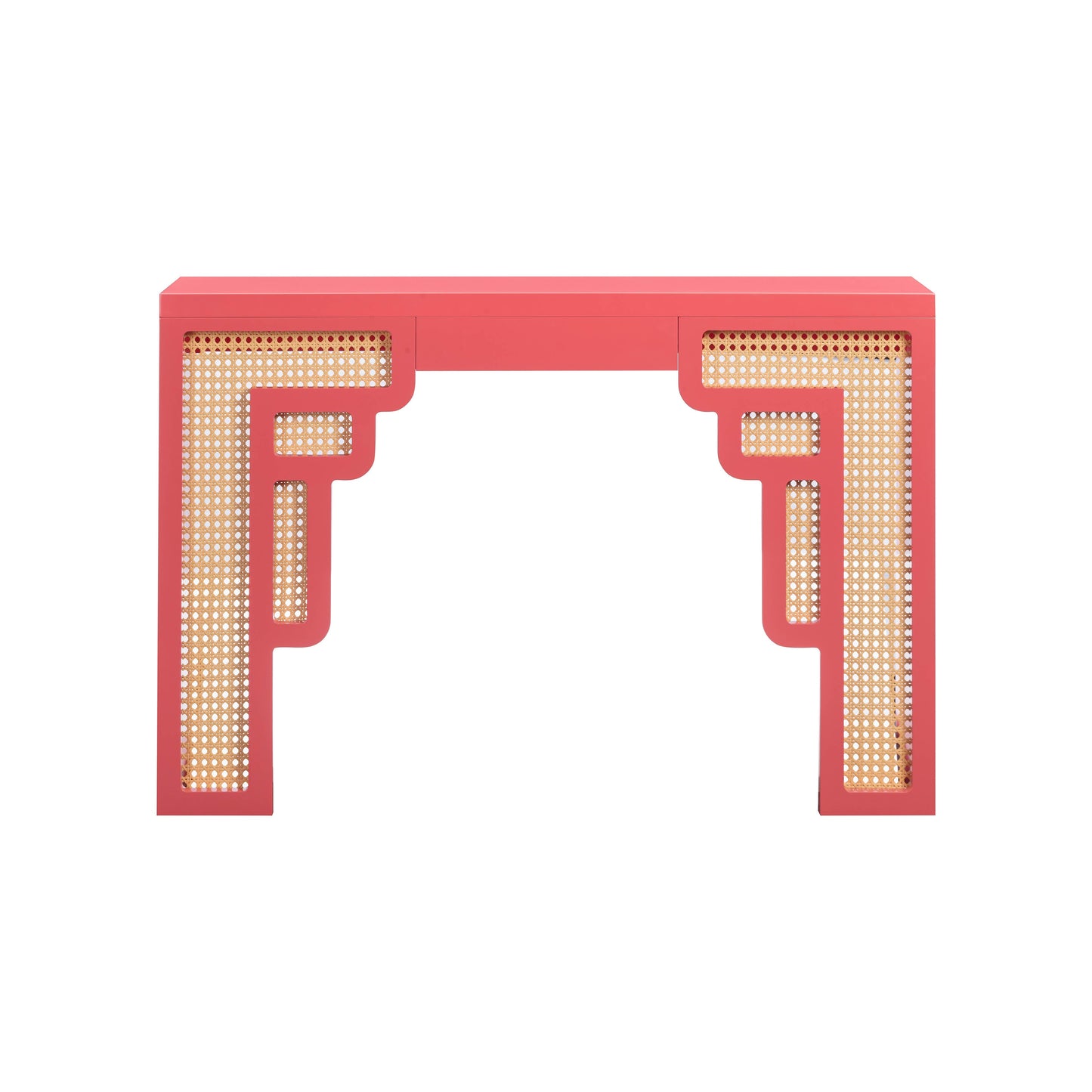 Suzie 45" Rattan Console Table
