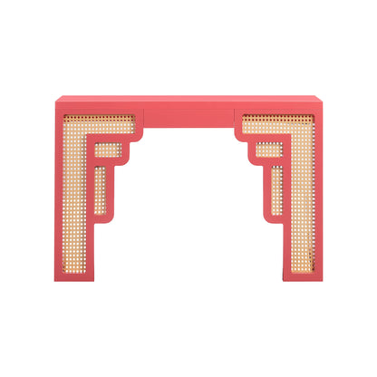 Suzie 45" Rattan Console Table