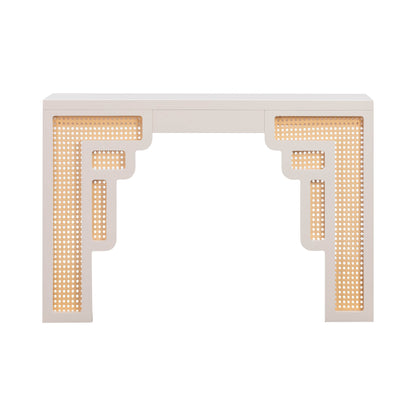 Suzie 45" Rattan Console Table