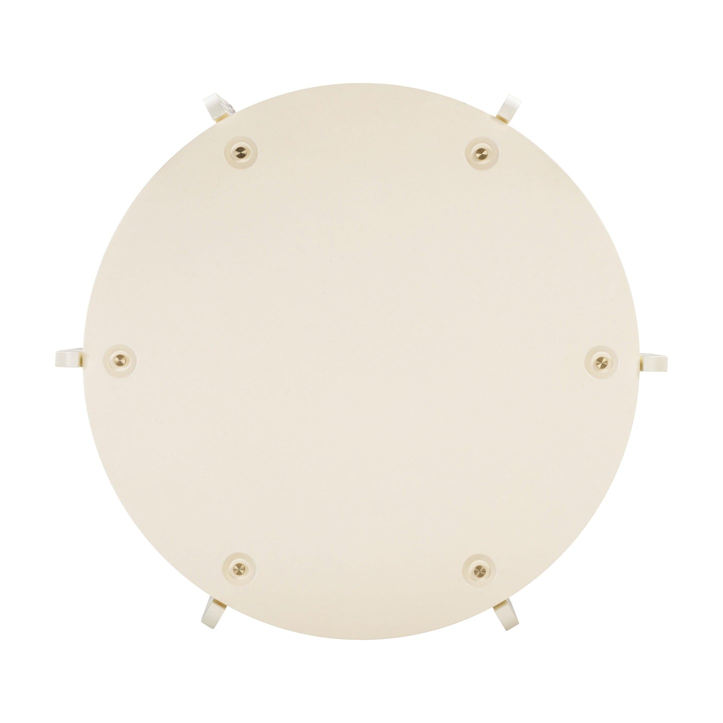 Gloria 35" Cream Oak Round Coffee Table