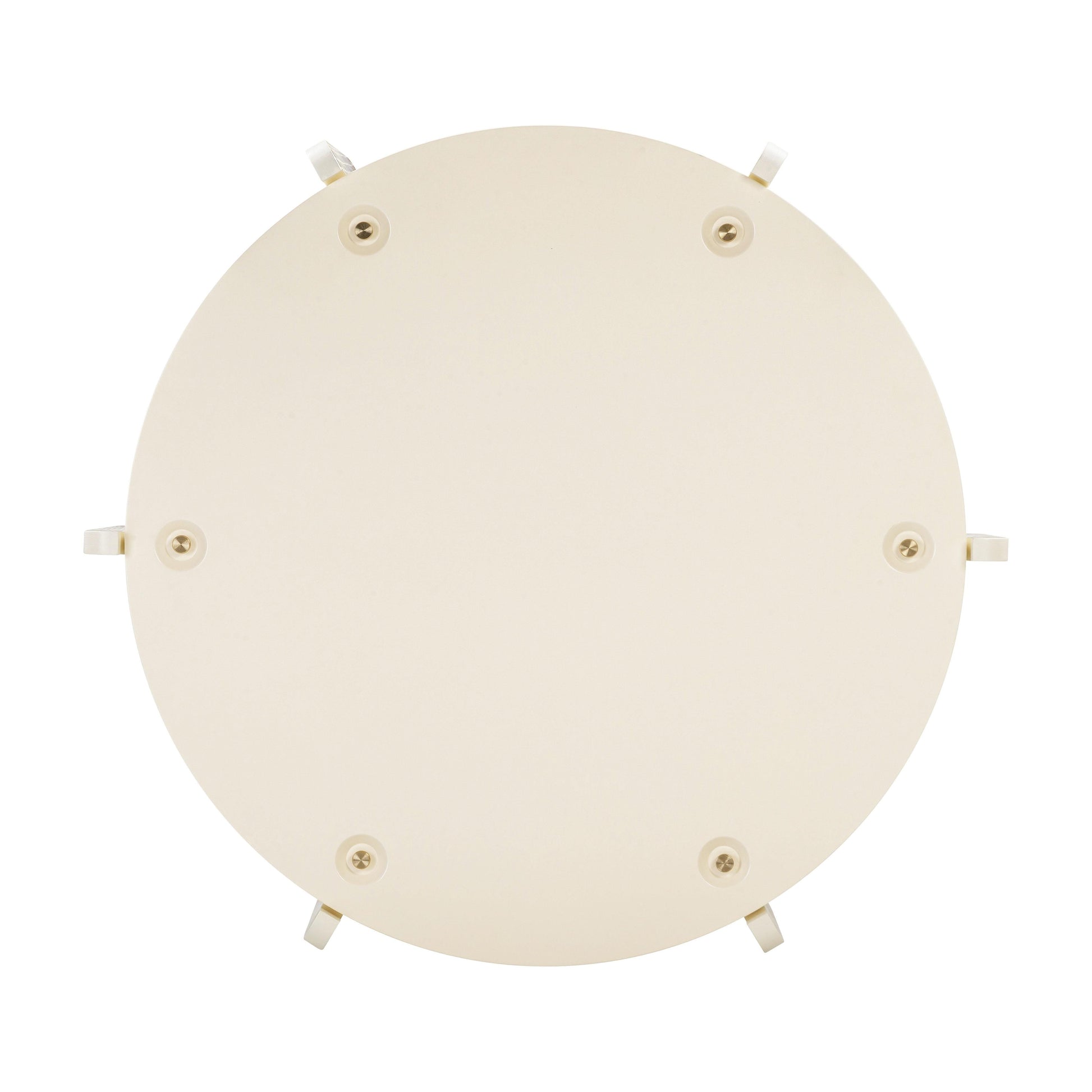 Gloria 35" Cream Oak Round Coffee Table