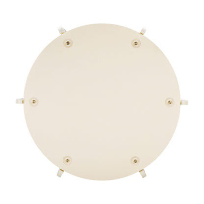 Gloria 35" Cream Oak Round Coffee Table