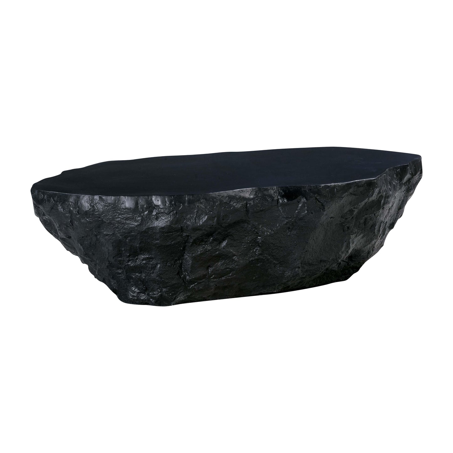 Crag 56" Concrete Indoor / Outdoor Coffee Table - Black