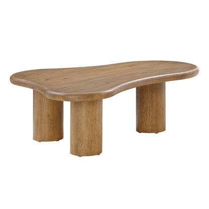 Gotham 48" Wood Coffee Table - Cognac