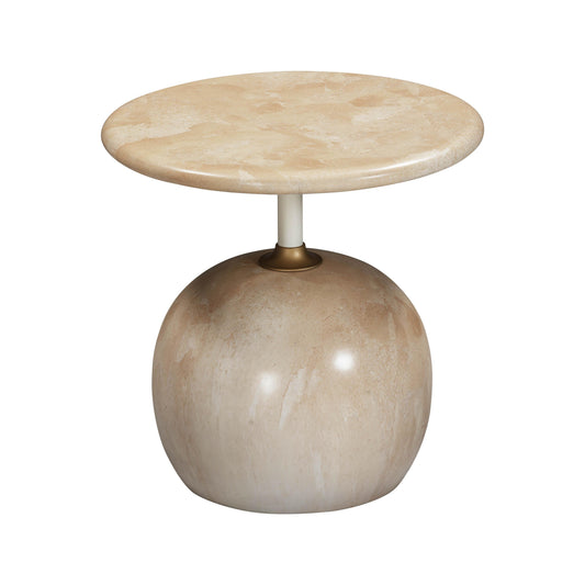Mire Rose Faux Marble Side Table - Default Variant