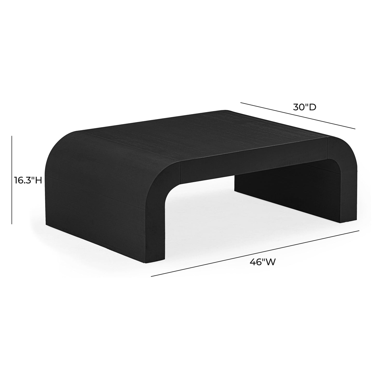 Hump 46" Arched Coffee Table