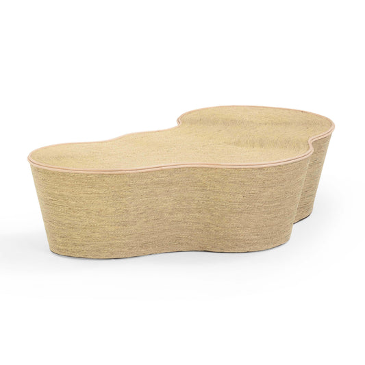 Slab 60" Natural Seagrass Coffee Table - Default Variant
