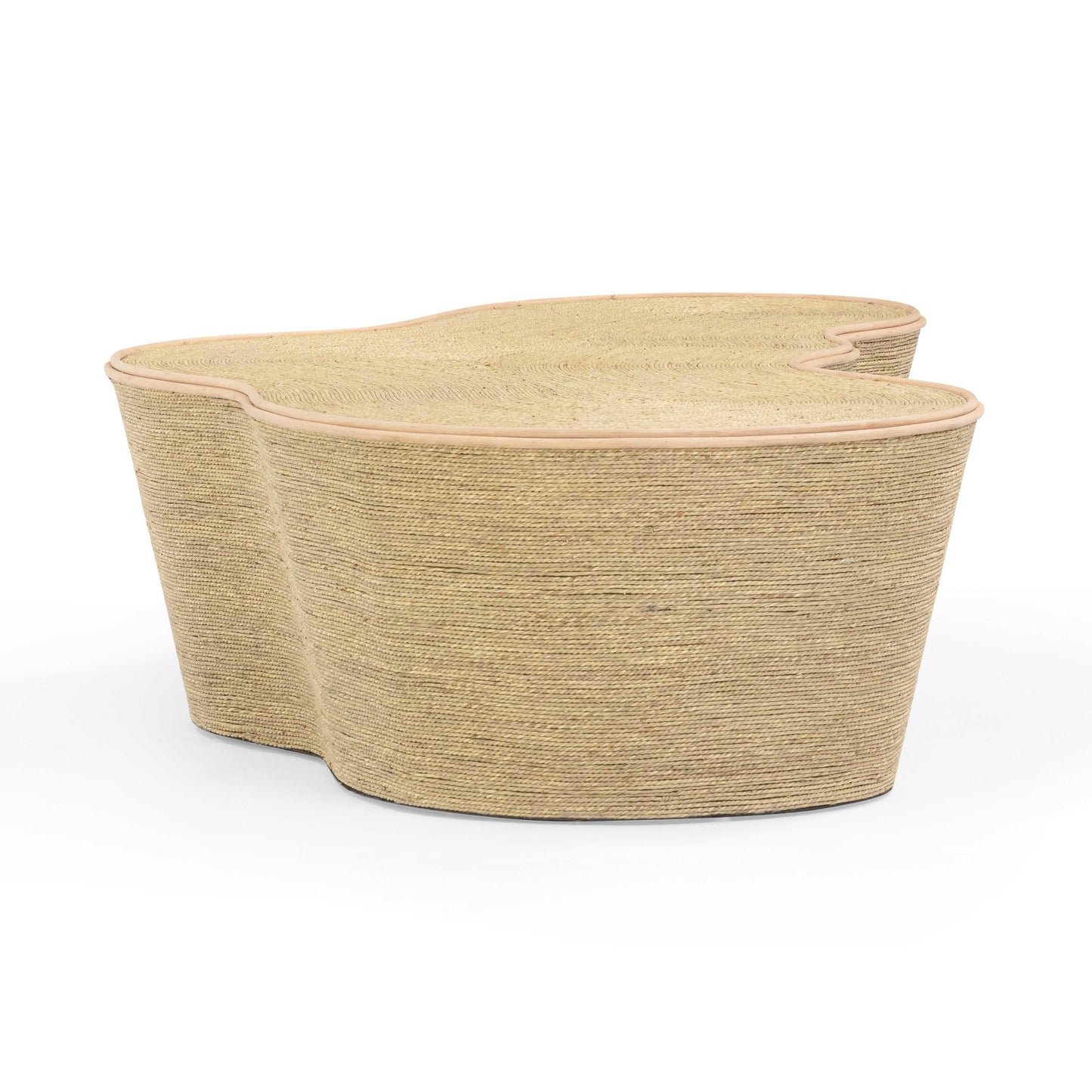 Slab 60" Natural Seagrass Coffee Table