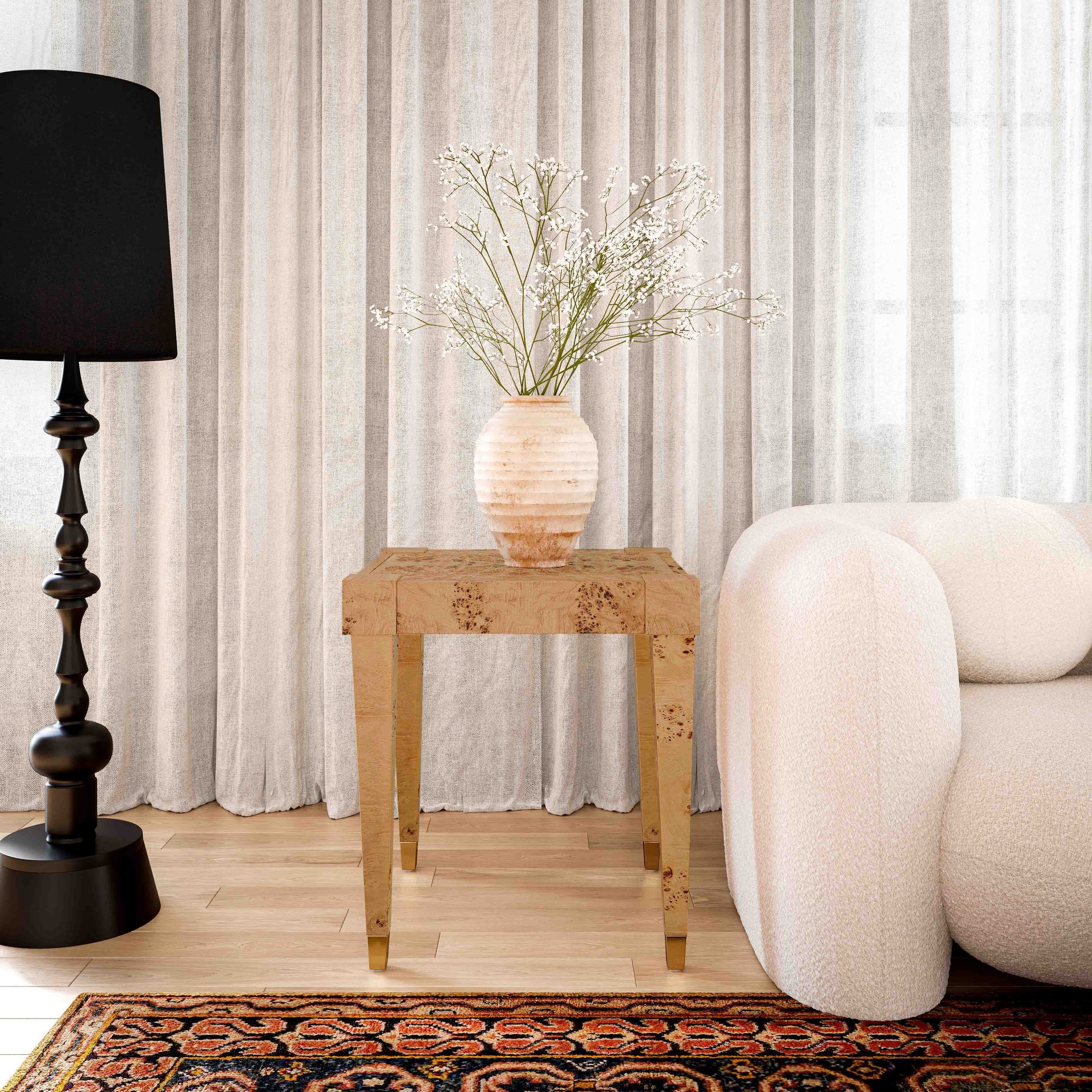 Brandyss Burl End Table