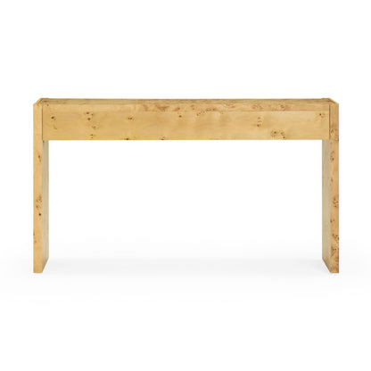 Brandyss 54" Burl Console Table