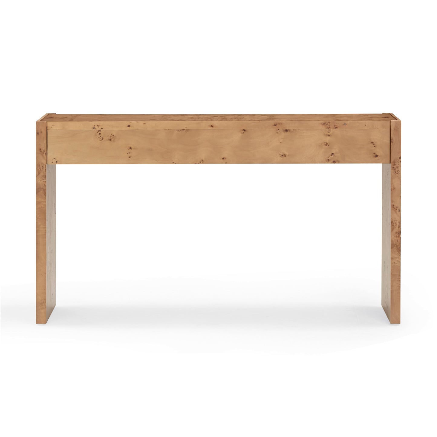 Brandyss 54" Burl Console Table