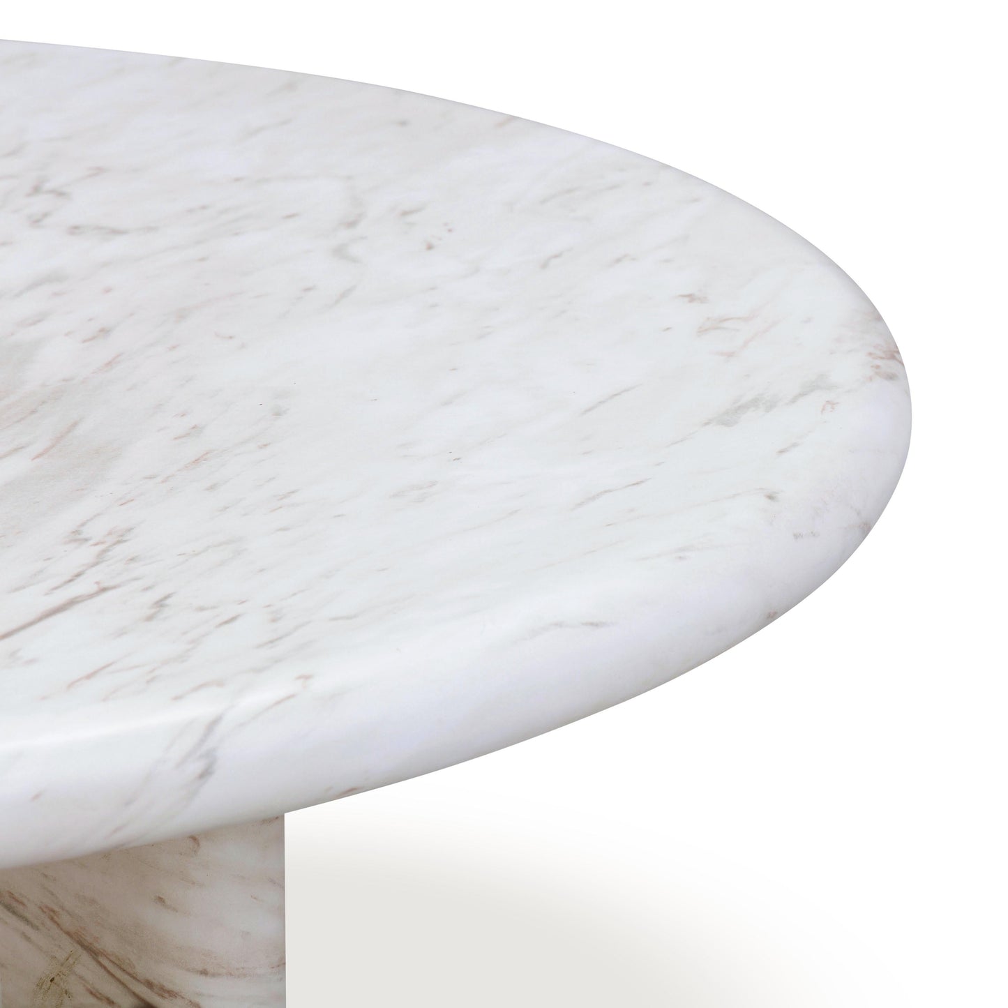 Juju Faux Marble Indoor/Outdoor Round Coffee Table (24"-32")