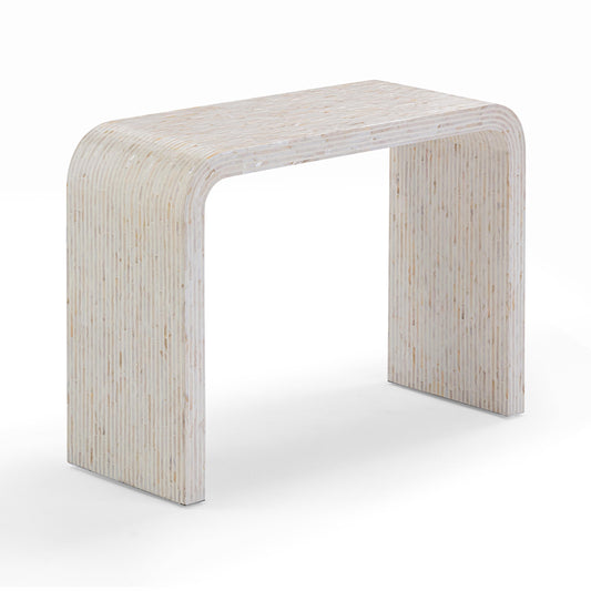 Opus 43" Cream Capiz Shell Console Table - Default Variant