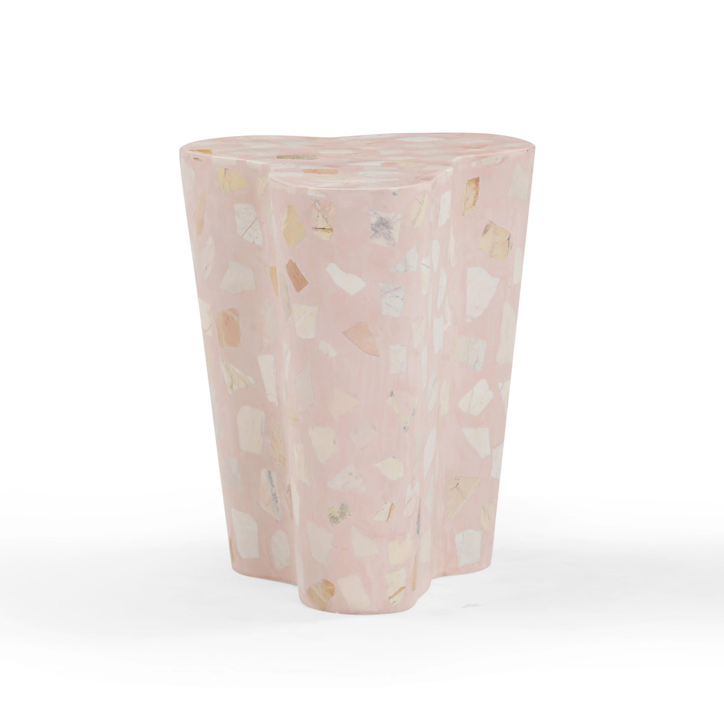 Slab Faux Terrazzo Indoor/Outdoor Side Table