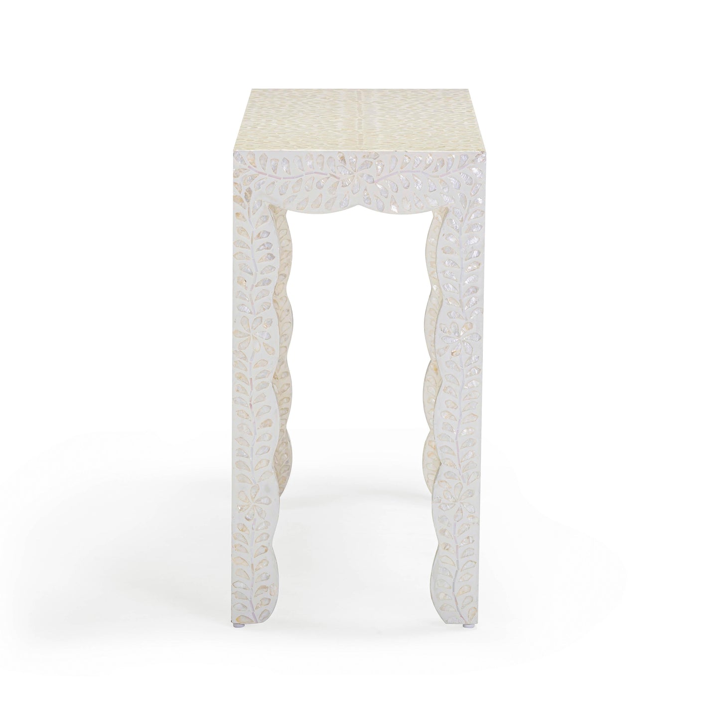 Piara 43" Natural Capiz Shell Console Table