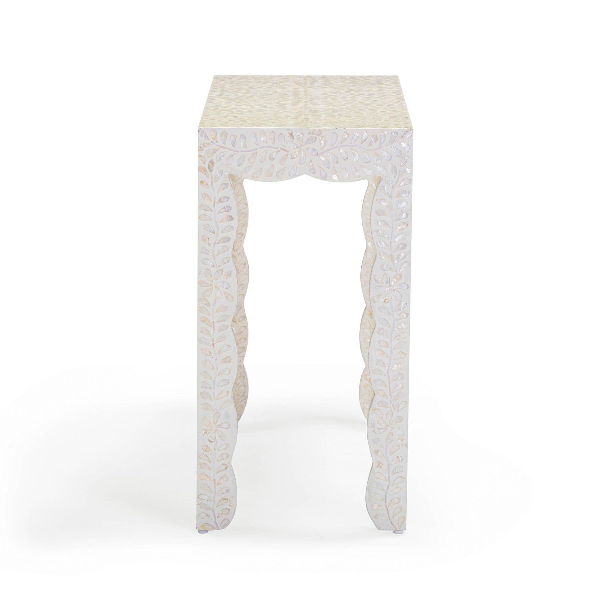 Piara 43" Natural Capiz Shell Console Table