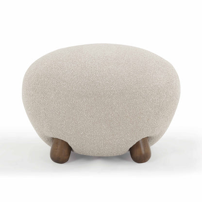 Pucker Warm Grey Performance Boucle Ottoman - Default Variant