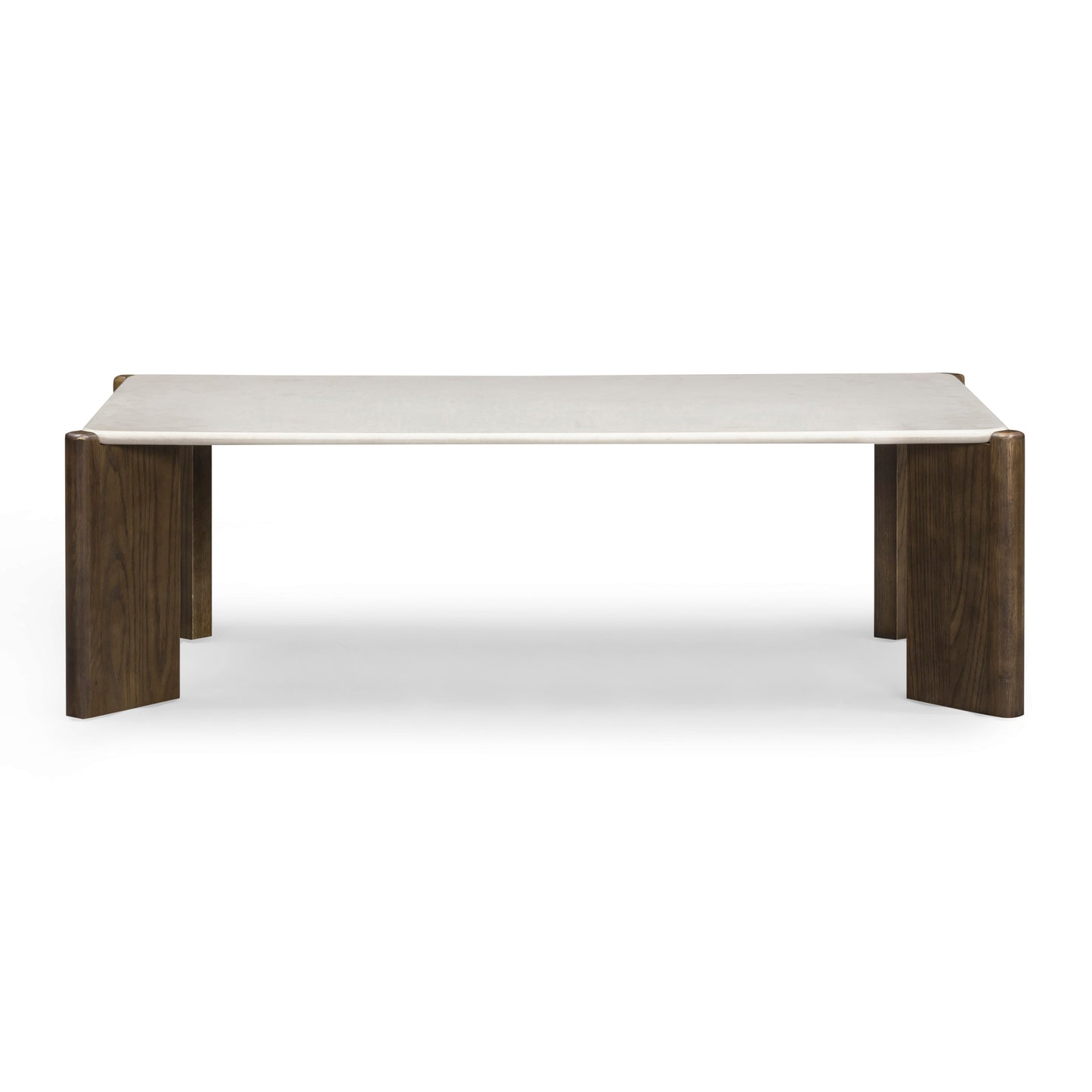 Restis 52" Cream Quartz Rectangular Coffee Table - Default Variant