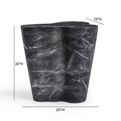 Slab Concrete Indoor/Outdoor Side Table (18"-22")