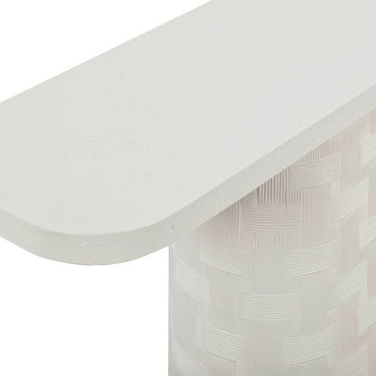 Suraya 55" Indoor/Outdoor Concrete Console Table