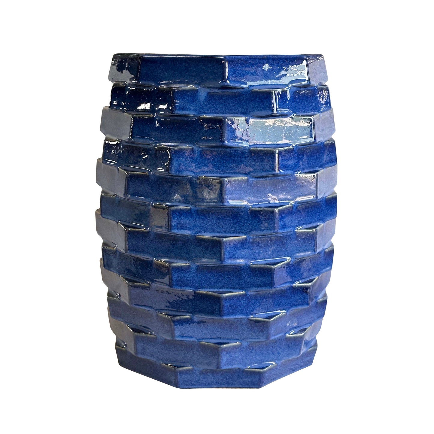 Trax Azul Blue Indoor/Outdoor Ceramic Side Table - Default Variant