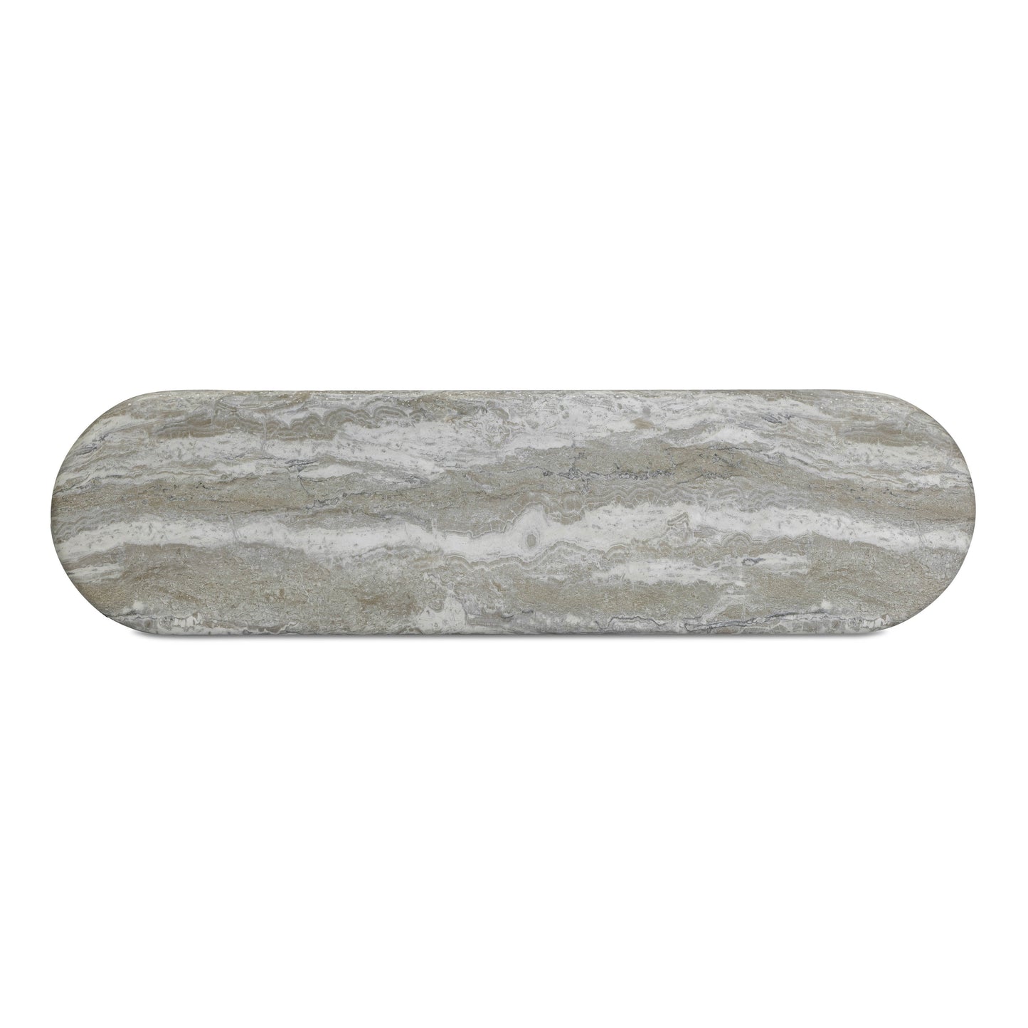 Hyre 59" Faux Stone Indoor/Outdoor Concrete Console Table
