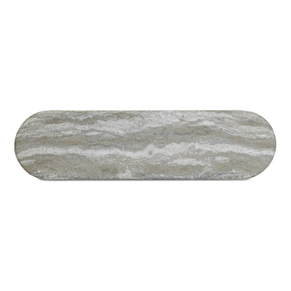 Hyre 59" Faux Stone Indoor/Outdoor Concrete Console Table
