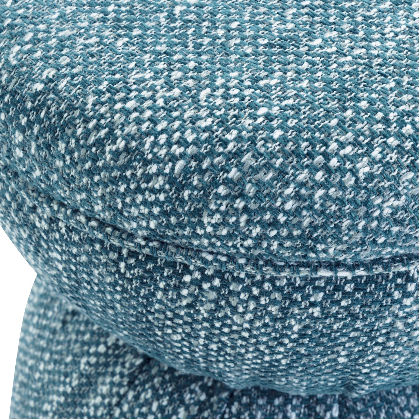 Tomlin Ruched Performance Fabric Game Ottoman
