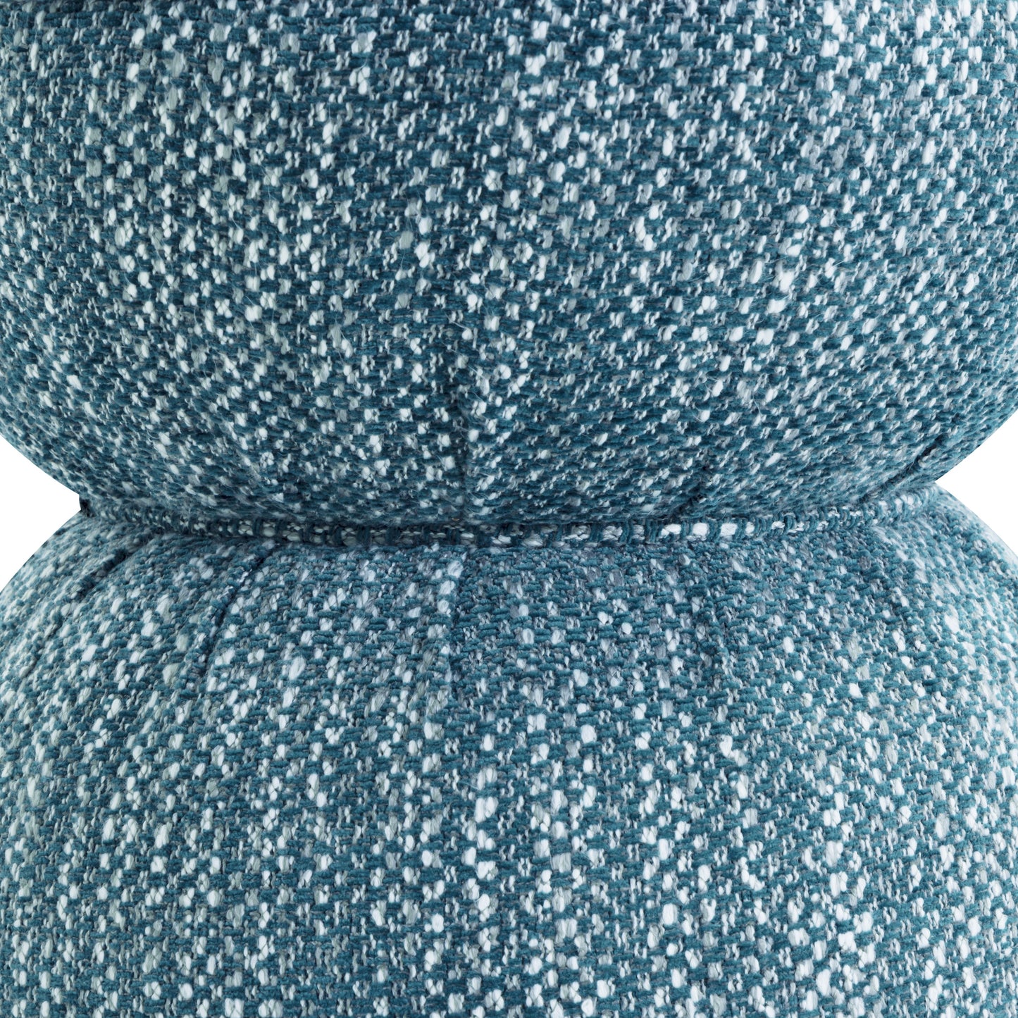 Tomlin Ruched Performance Fabric Game Ottoman