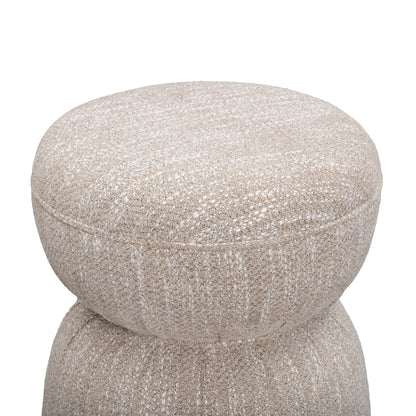 Tomlin Ruched Performance Fabric Game Ottoman