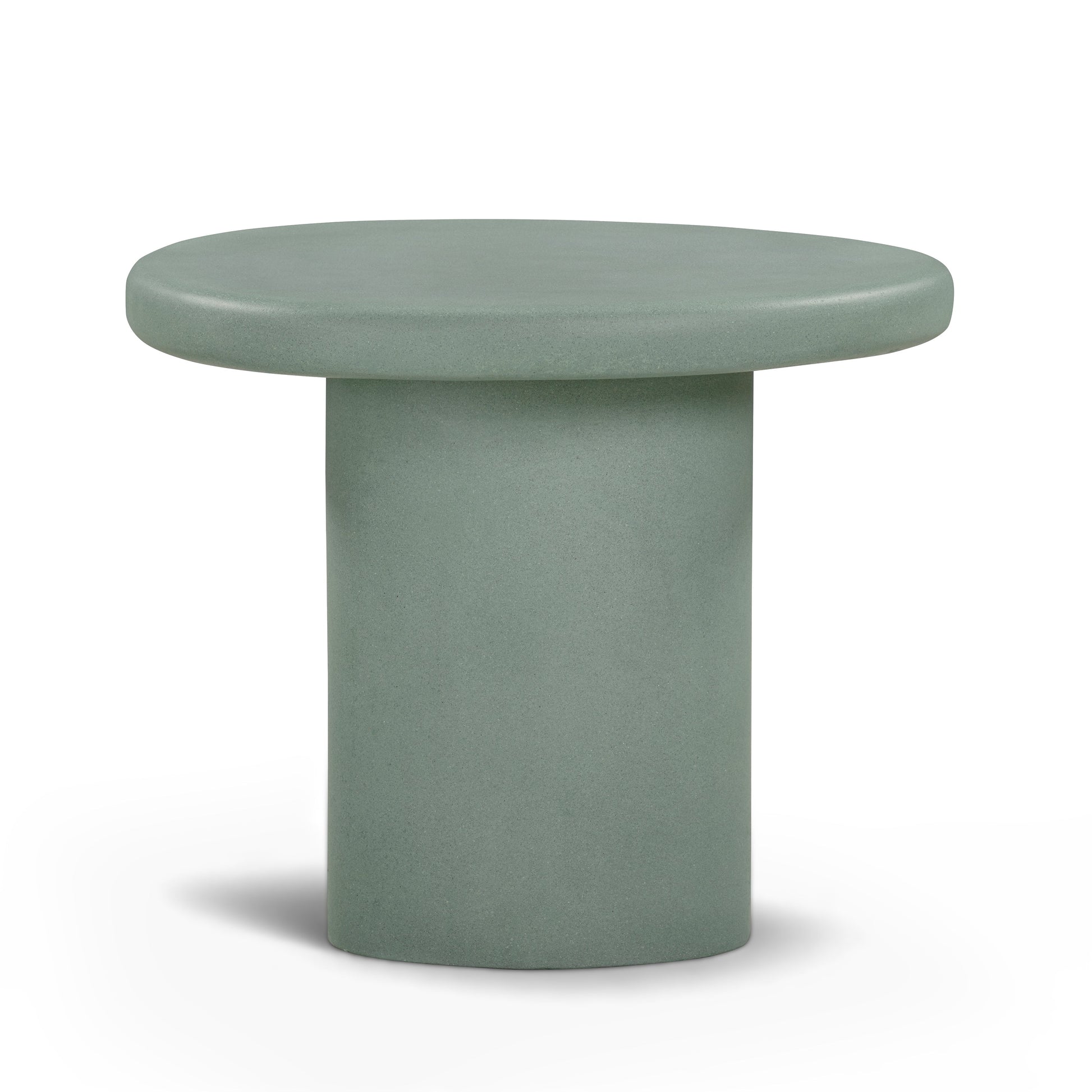 Jade Concrete Indoor/Outdoor Side Table - Green