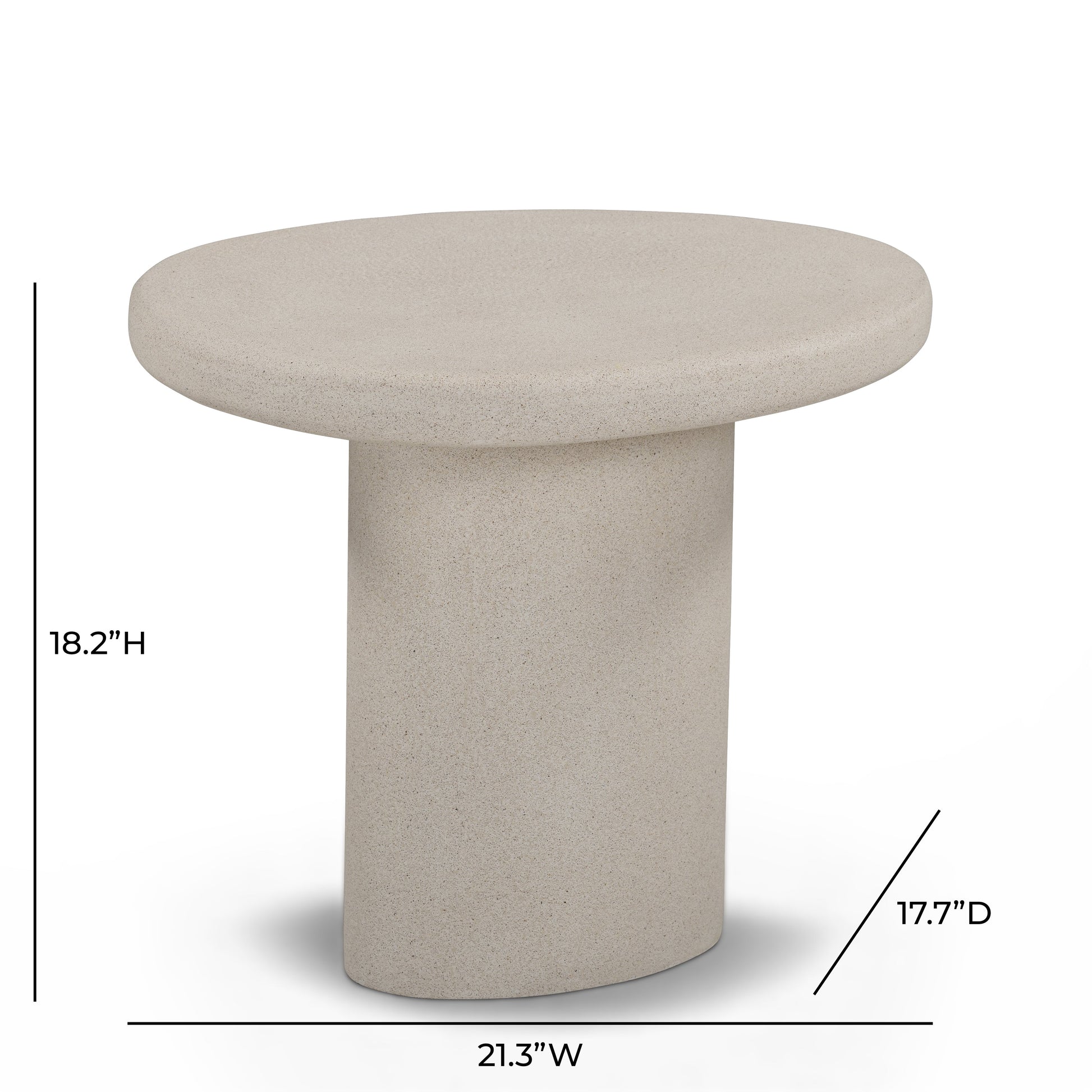 Jade Concrete Indoor/Outdoor Side Table