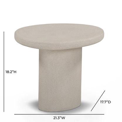 Jade Concrete Indoor/Outdoor Side Table