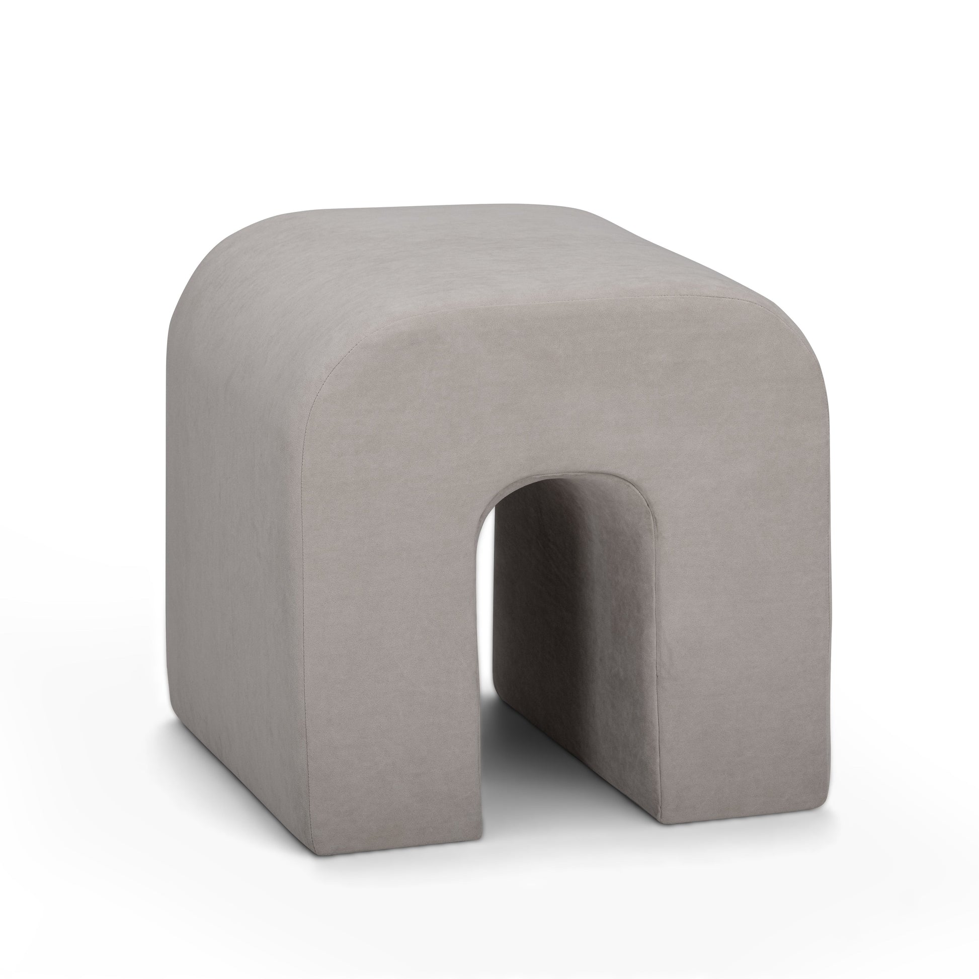 Desi Performance Velvet Ottoman