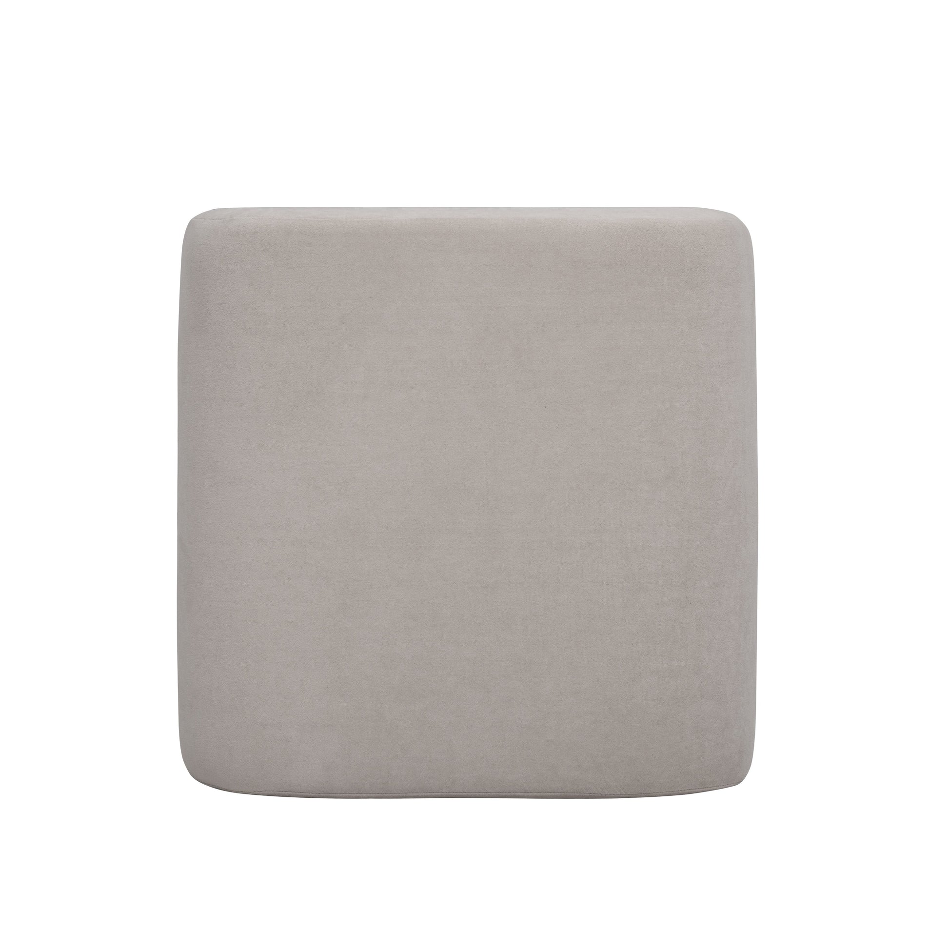 Desi Performance Velvet Ottoman