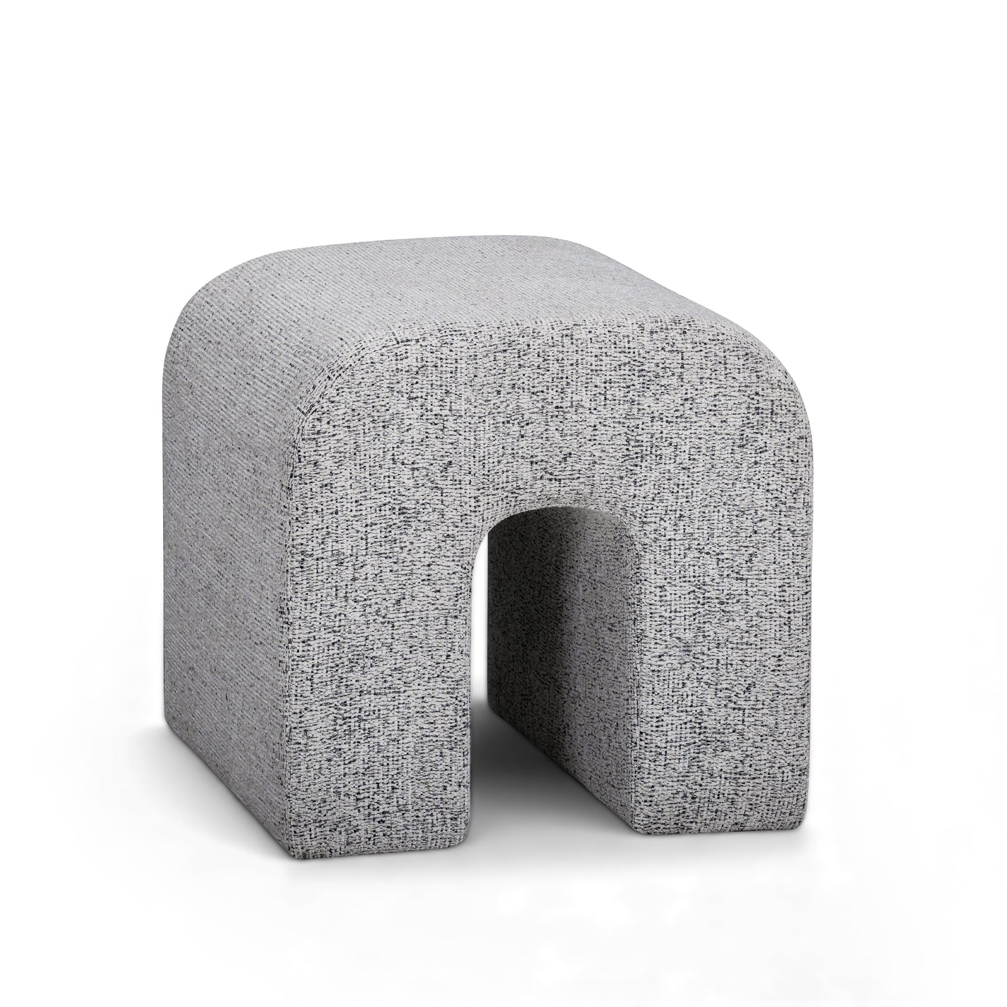 Desi Woven Performance Fabric Ottoman
