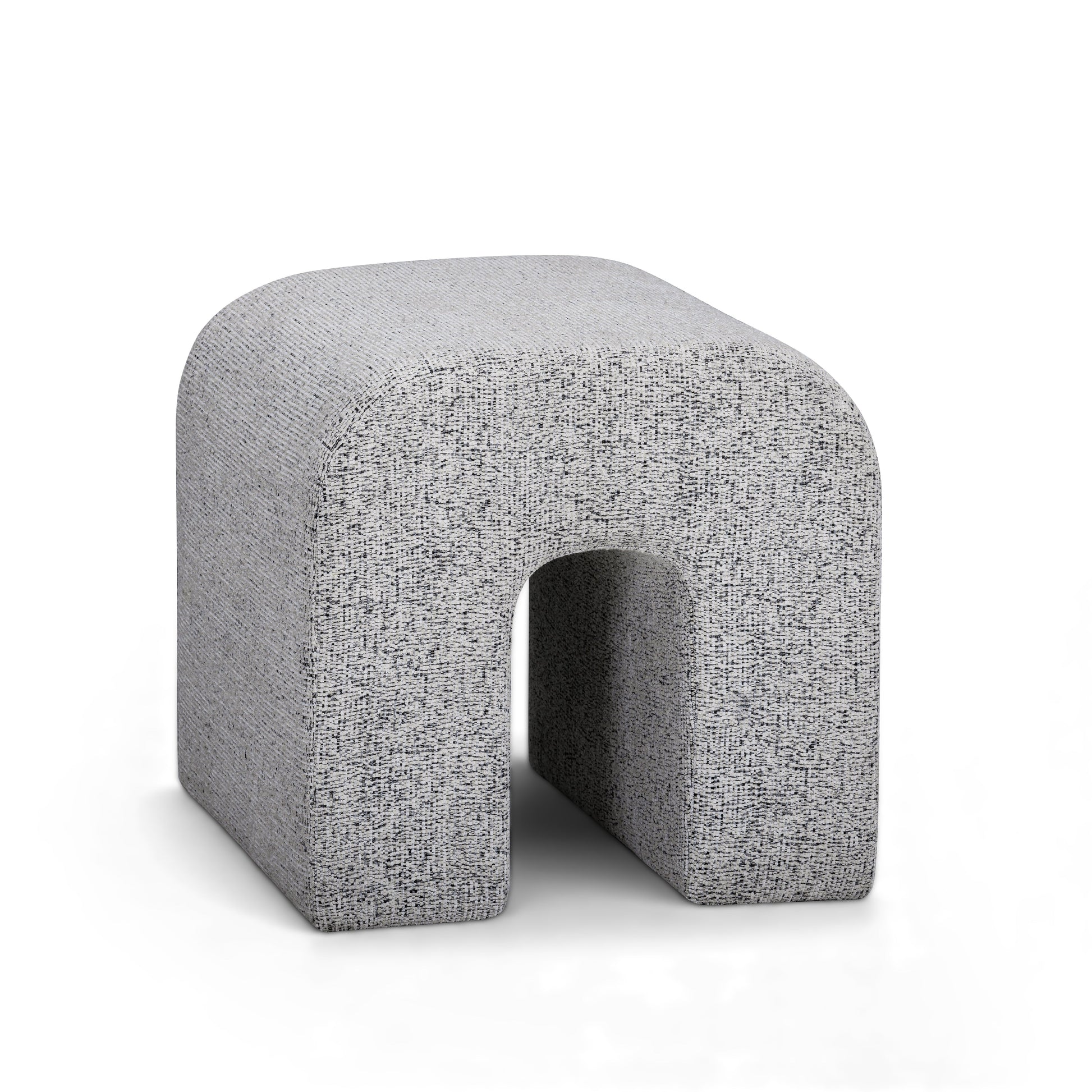 Desi Woven Performance Fabric Ottoman