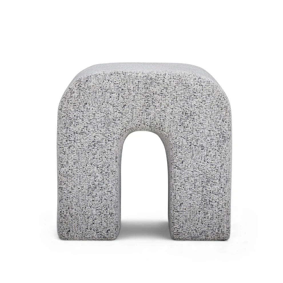 Desi Woven Performance Fabric Ottoman