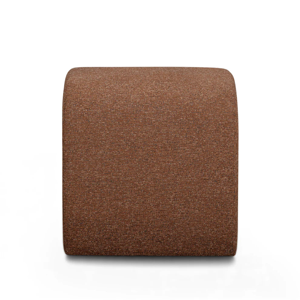 Desi Woven Performance Fabric Ottoman