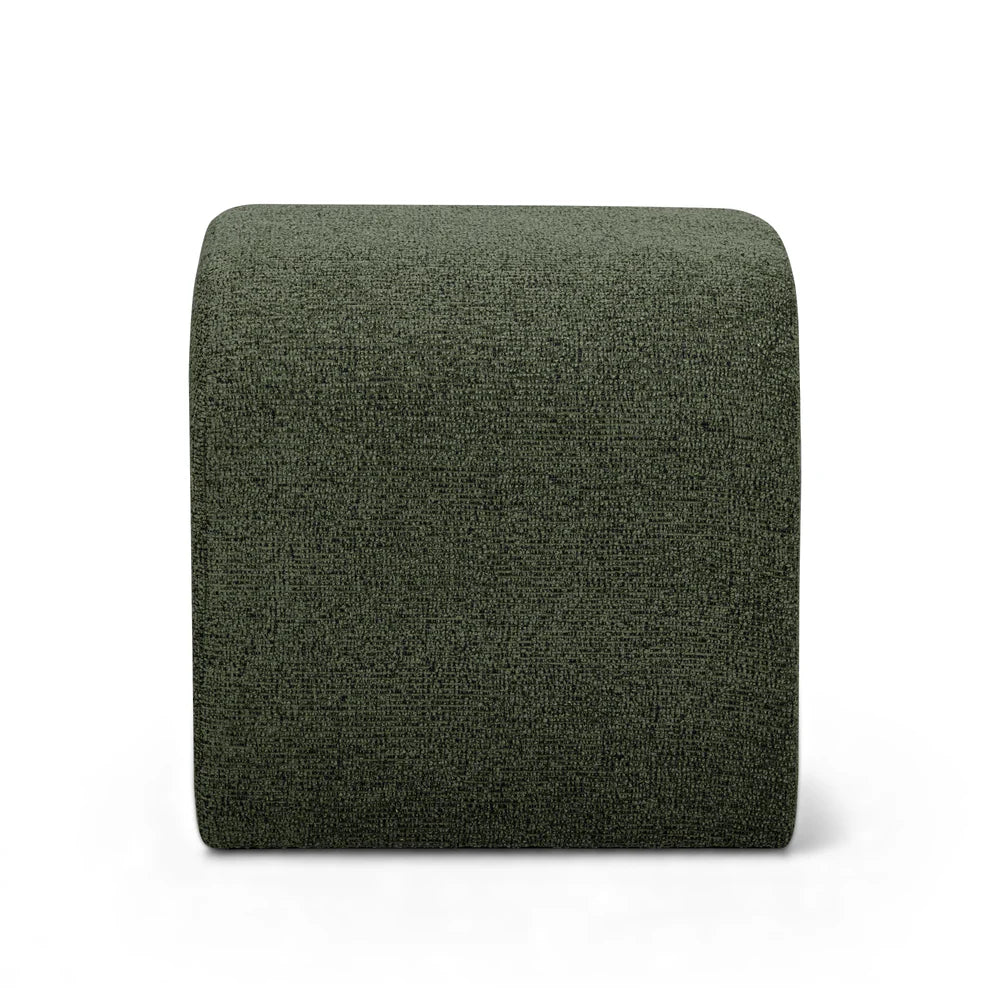 Desi Woven Performance Fabric Ottoman