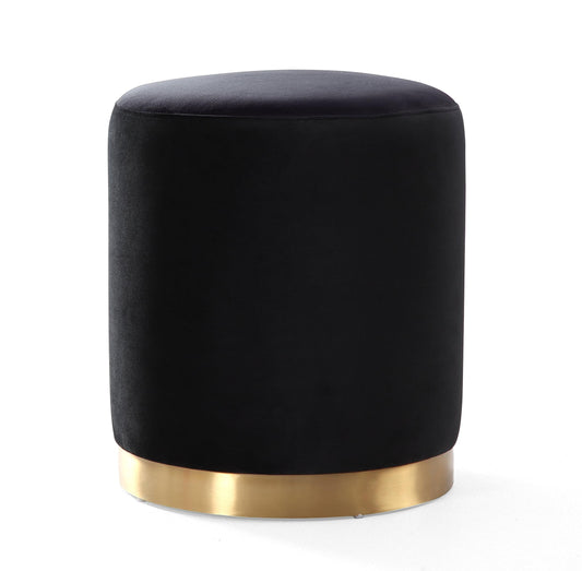 Opal Performance Velvet Ottoman